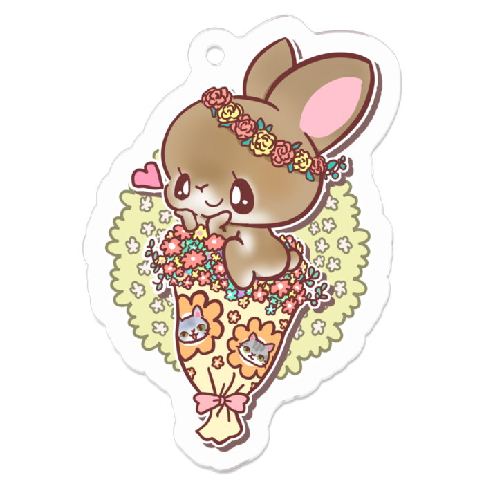 アクリルキーホルダー - 50 x 50 (mm)