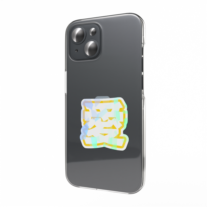 ホログラムスマホステッカー - 縦