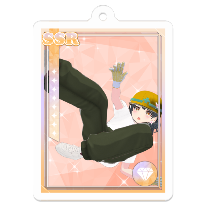 アクリルキーホルダー - 50 x 50 (mm)