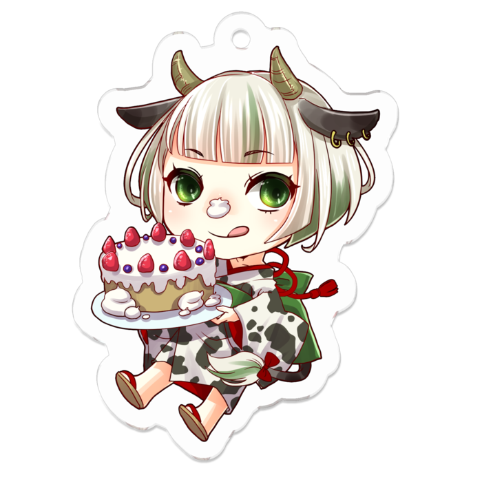 アクリルキーホルダー - 50 x 50 (mm)