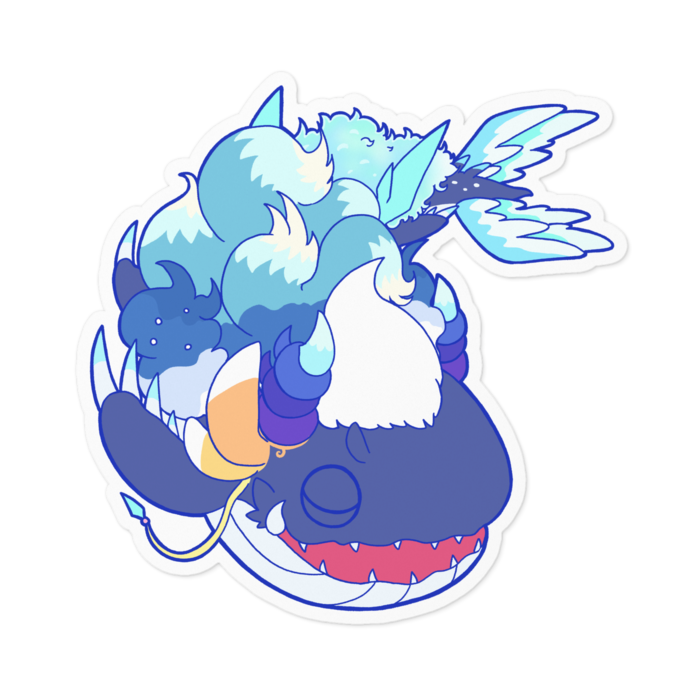 ステッカー - 100 x 100 (mm)