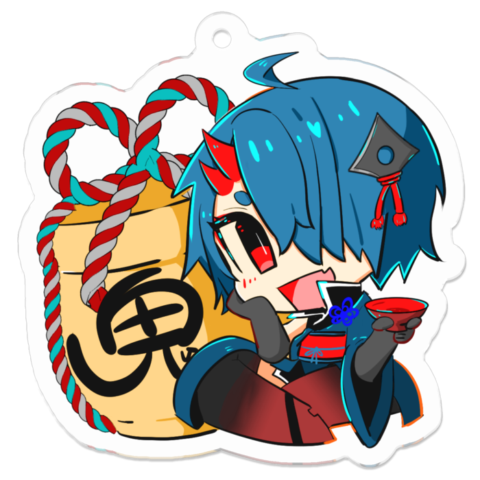 アクリルキーホルダー - 50 x 50 (mm)