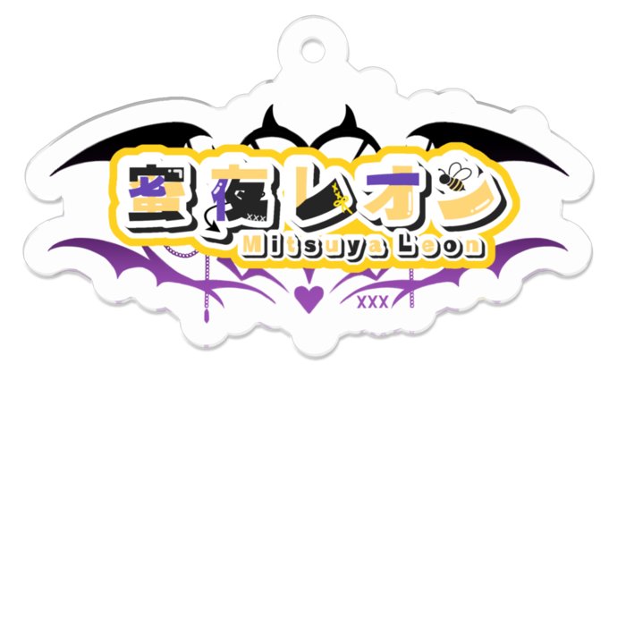 アクリルキーホルダー - 50 x 50 (mm)