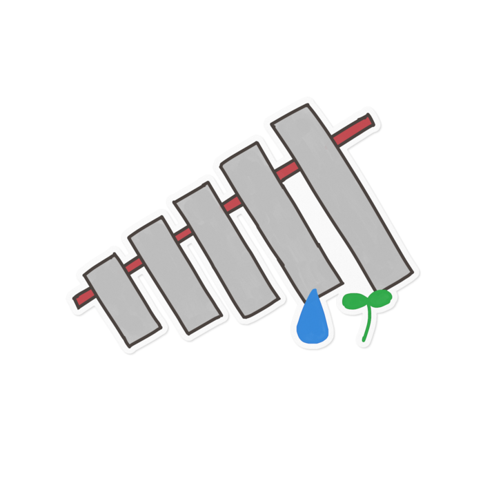 ステッカー - 160 x 160 (mm)
