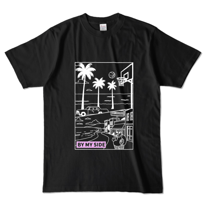 カラーTシャツ - L - ブラック (濃色)