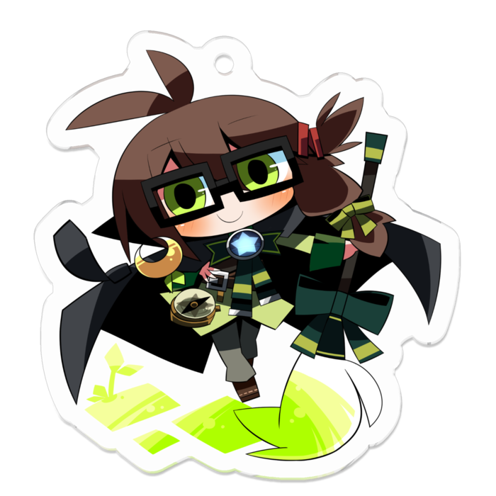 アクリルキーホルダー - 50 x 50 (mm)