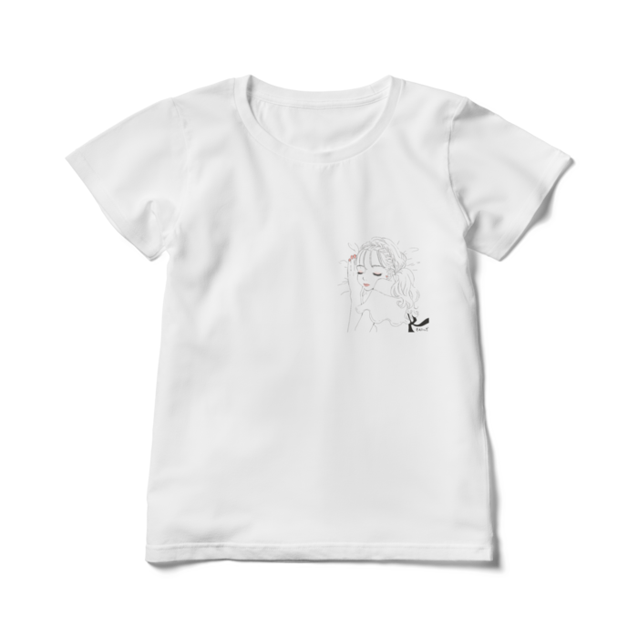 レディースTシャツ - L - 白