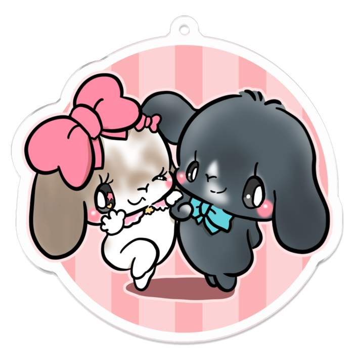 アクリルキーホルダー - 70 x 70 (mm)