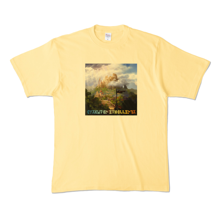 コロシアム デザインTシャツ（XL/ライトイエロー）
