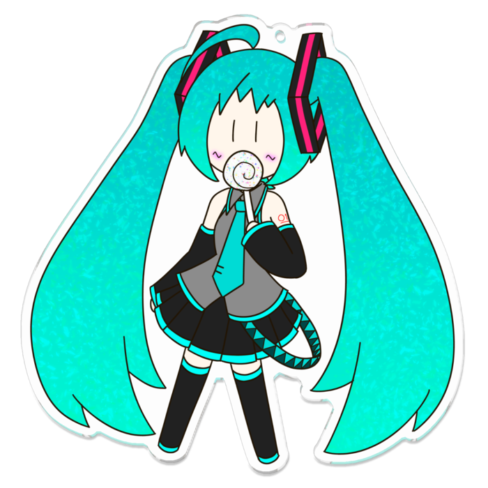 アクリルキーホルダー（コーティング） - 100 x 100 (mm)