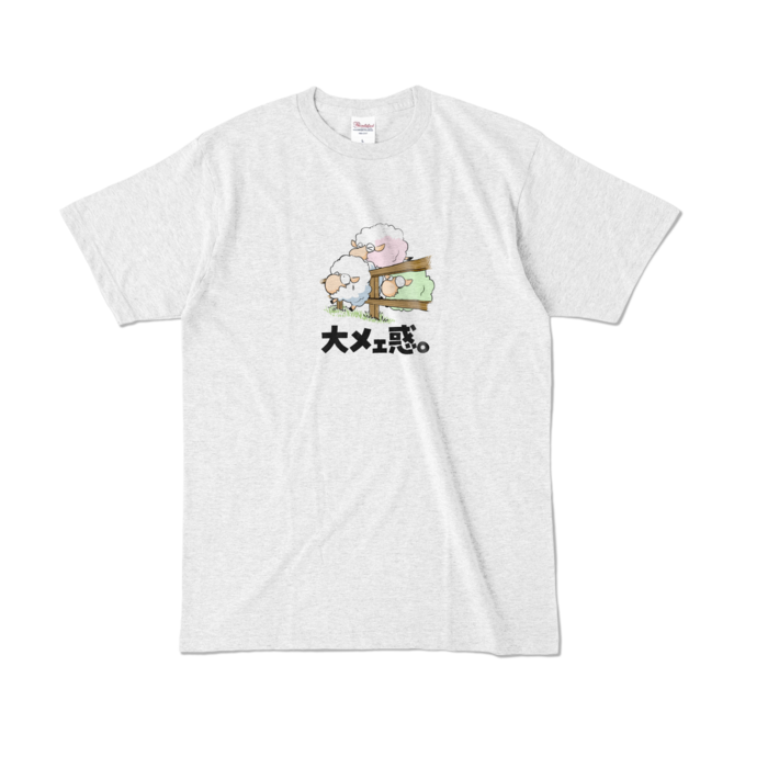 カラーTシャツ - L - アッシュ （淡色）