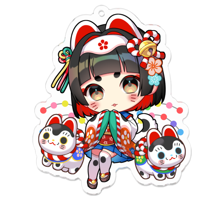 アクリルキーホルダー - 70 x 70 (mm)