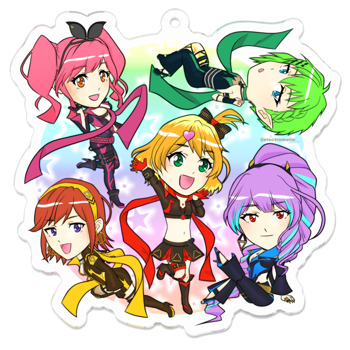 アクリルキーホルダー - 70 x 70 (mm)