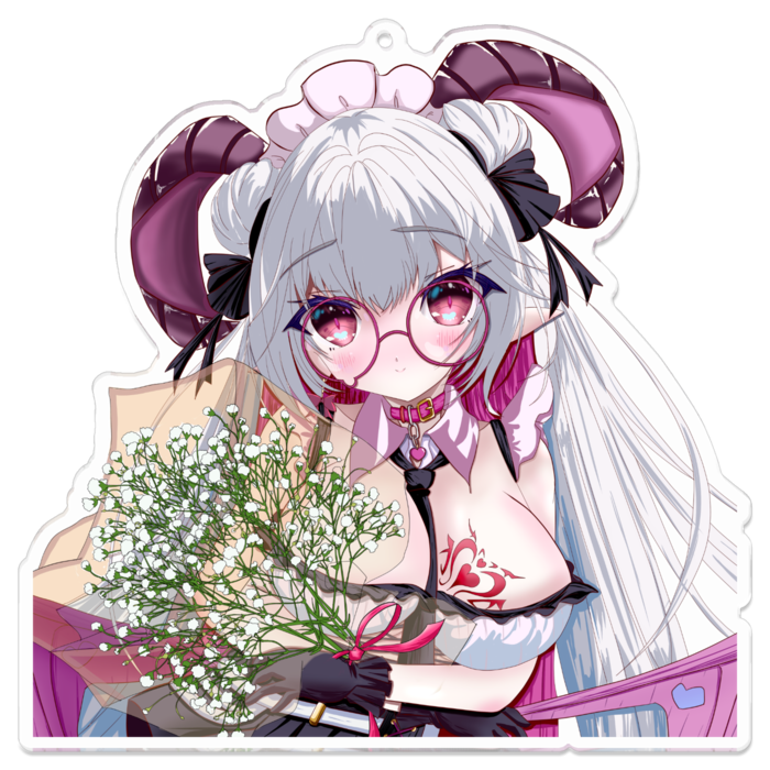 アクリルキーホルダー - 100 x 100 (mm)