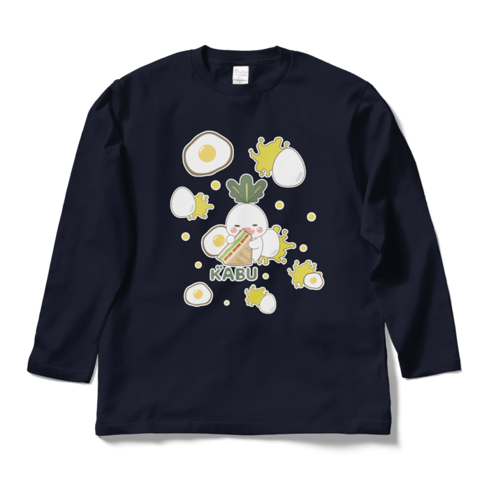 ロングスリーブTシャツ - L - ネイビー