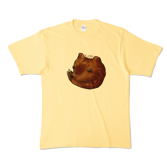 カラーTシャツ - XL - ライトイエロー (淡色)