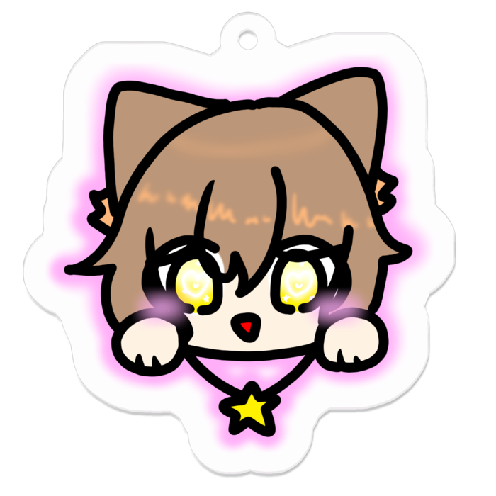 アクリルキーホルダー - 50 x 50 (mm)