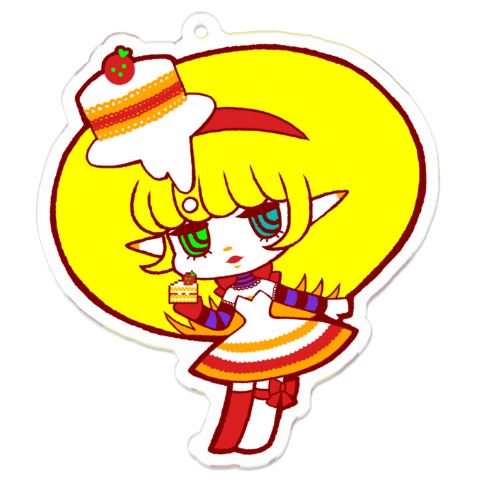 アクリルキーホルダー - 70 x 70 (mm)