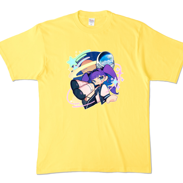 カラーTシャツ - XL - イエロー (濃色)