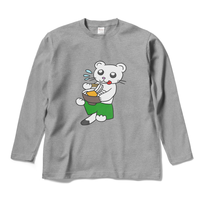 ロングスリーブTシャツ - M - 杢グレー