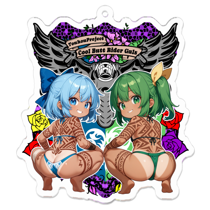アクリルキーホルダー - 70 x 70 (mm)