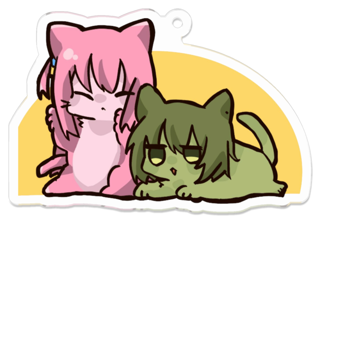 アクリルキーホルダー - 70 x 70 (mm)