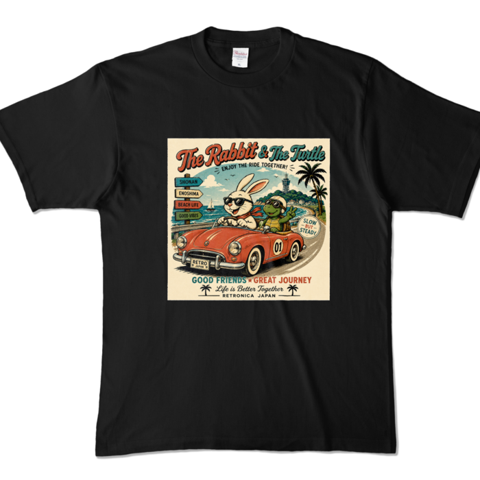 カラーTシャツ - XL - ブラック (濃色)