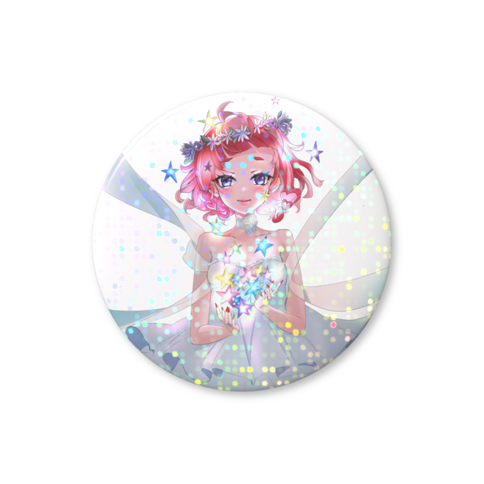 ホログラム缶バッジ - 32mm