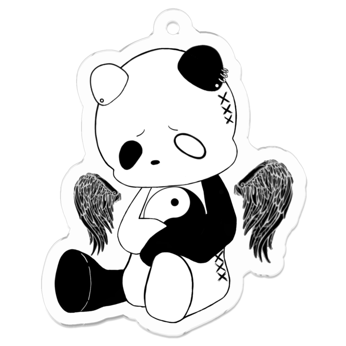 アクリルキーホルダー - 50 x 50 (mm)