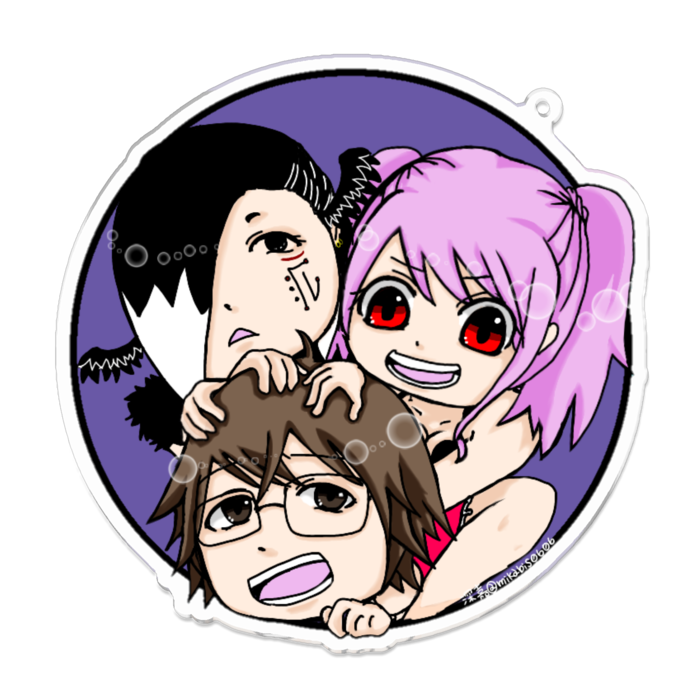 アクリルキーホルダー - 100 x 100 (mm)