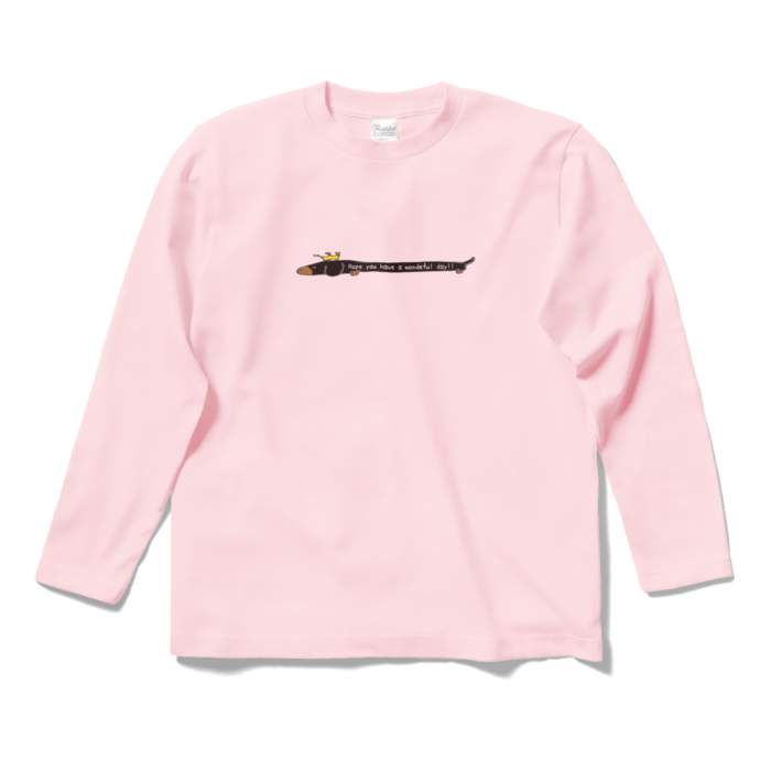 ワンダフルロングスリーブTシャツ - S - ライトピンク