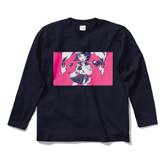 ロングスリーブTシャツ - S - ネイビー