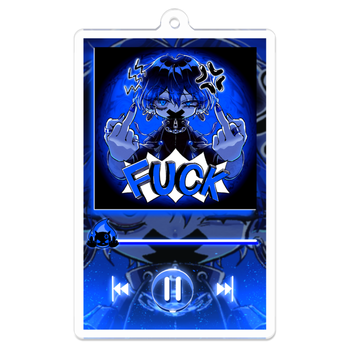 アクリルキーホルダー - 70 x 70 (mm)