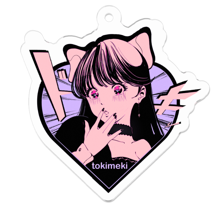 アクリルキーホルダー（コーティング） - 50 x 50 (mm)