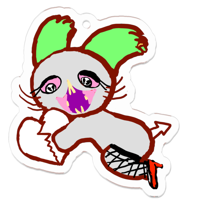 アクリルキーホルダー - 50 x 50 (mm)