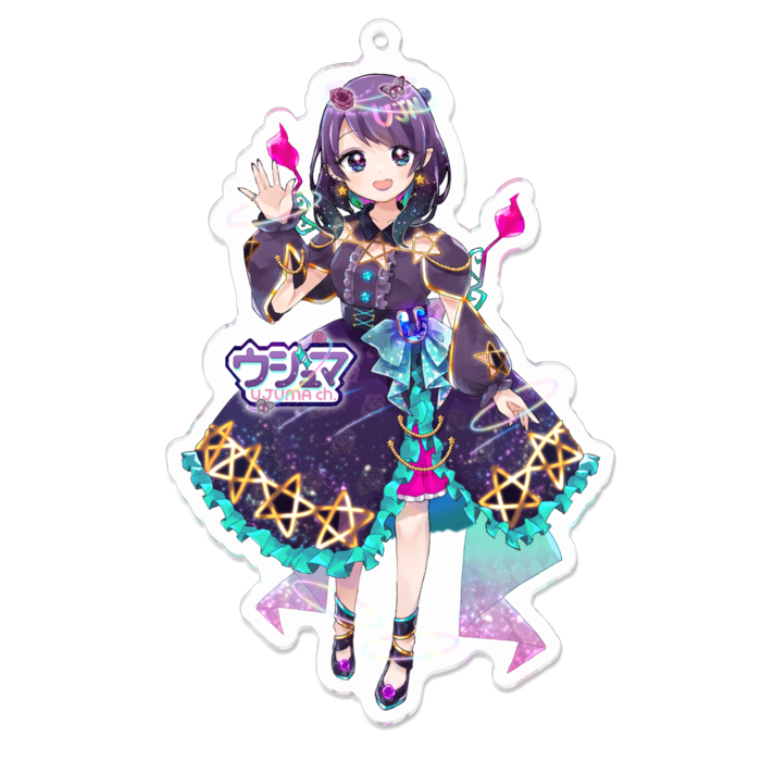 アクリルキーホルダー - 100 x 100 (mm)