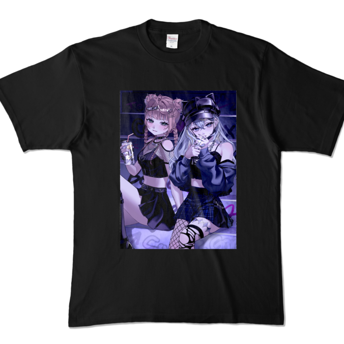 カラーTシャツ - XL - ブラック (濃色)
