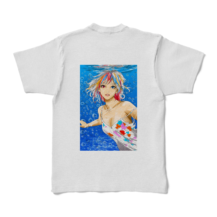 カラーTシャツ - XL - アッシュ (淡色)