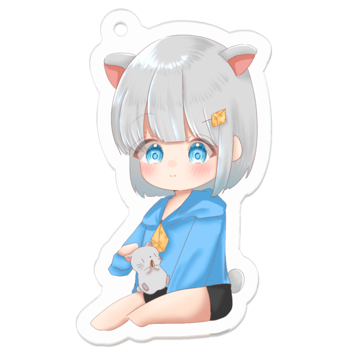 アクリルキーホルダー - 50 x 50 (mm)