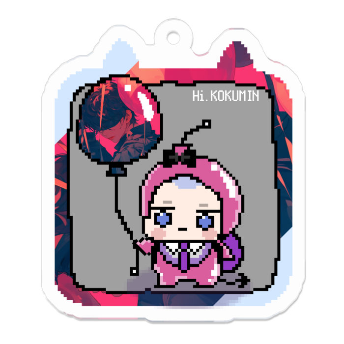 アクリルキーホルダー - 50 x 50 (mm)