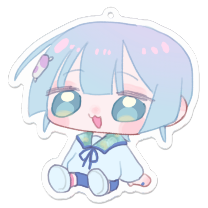 アクリルキーホルダー（コーティング） - 70 x 70 (mm)