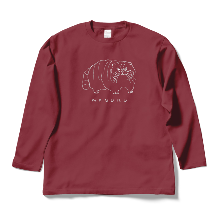 ロングスリーブTシャツ - L - バーガンディ