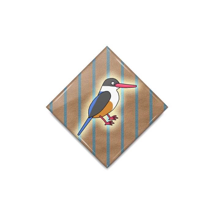 缶バッジ - ひし形40mm