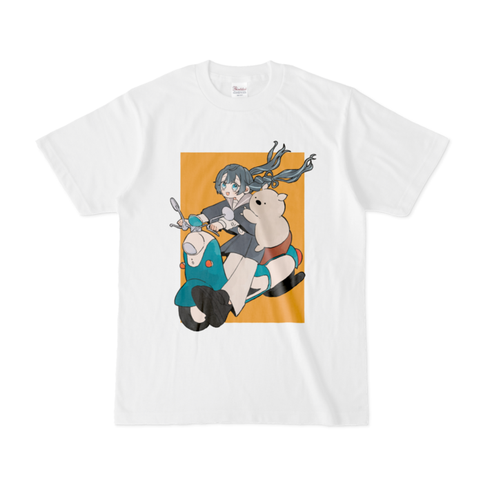 〈黄色〉Tシャツ - S - 白