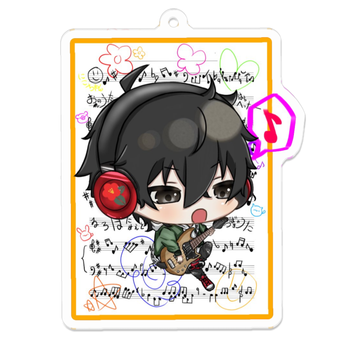 アクリルキーホルダー - 70 x 70 (mm)