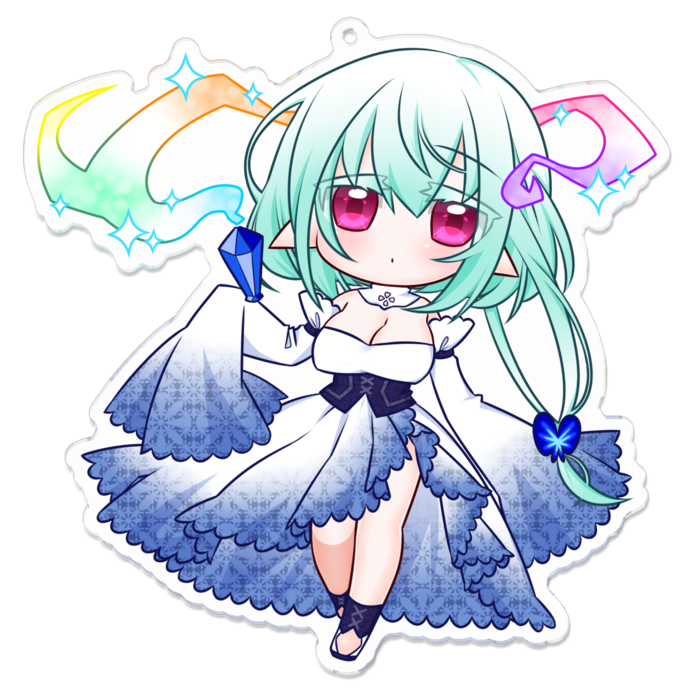 アクリルキーホルダー - 100 x 100 (mm)