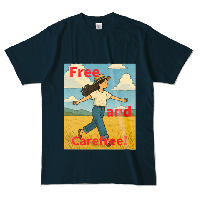カラーTシャツ - L - ネイビー (濃色)