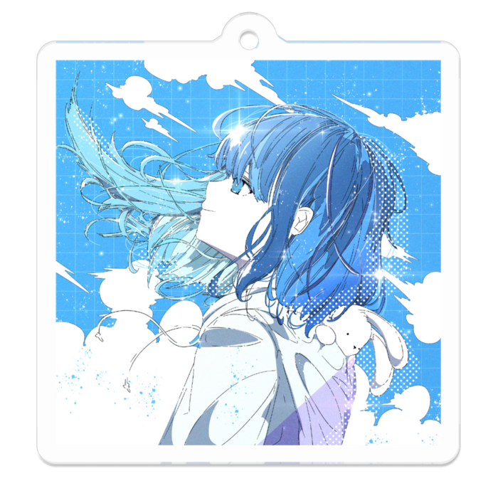 アクリルキーホルダー - 50 x 50 (mm)