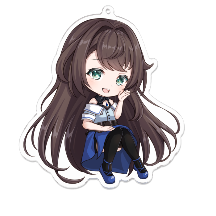 アクリルキーホルダー - 100 x 100 (mm)