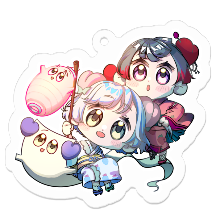 アクリルキーホルダー - 50 x 50 (mm)